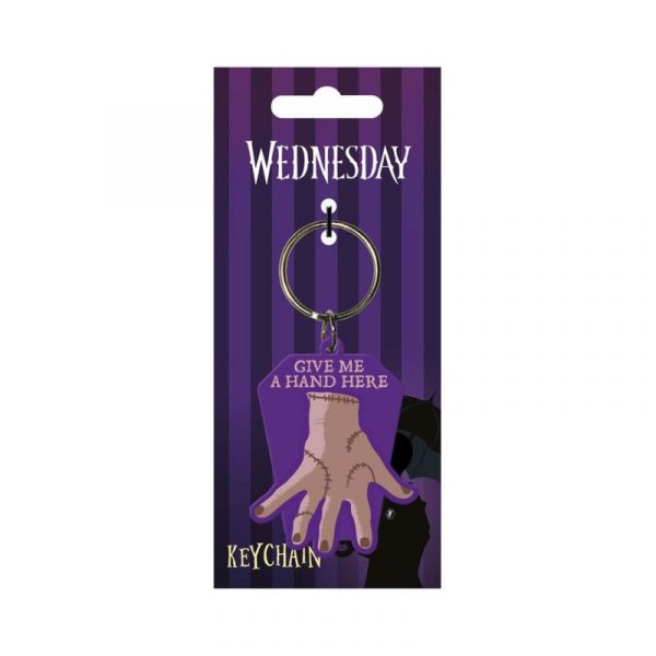 Pyramid Wednesday Rubber Keychain Give Me A Hand