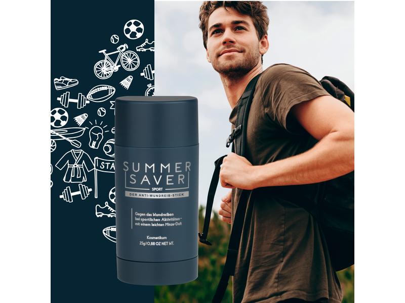SUMMER SAVER Anti-Wundreib-Stick Sport Unisex 25 g Wasserfester Anti-Wundreib-Stick aus der TV-Show «Höhle der Löwen»
