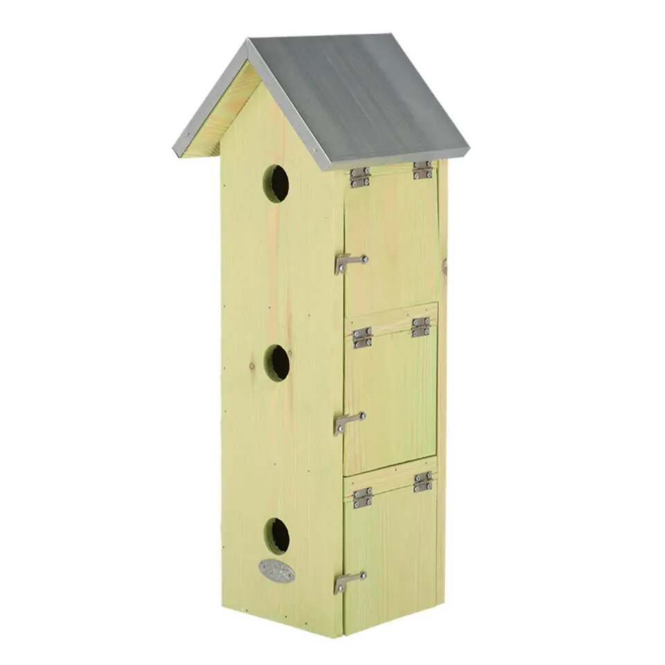Best for Birds Vogelhuisje - mussenflat - hout - 51 x 19 cm
