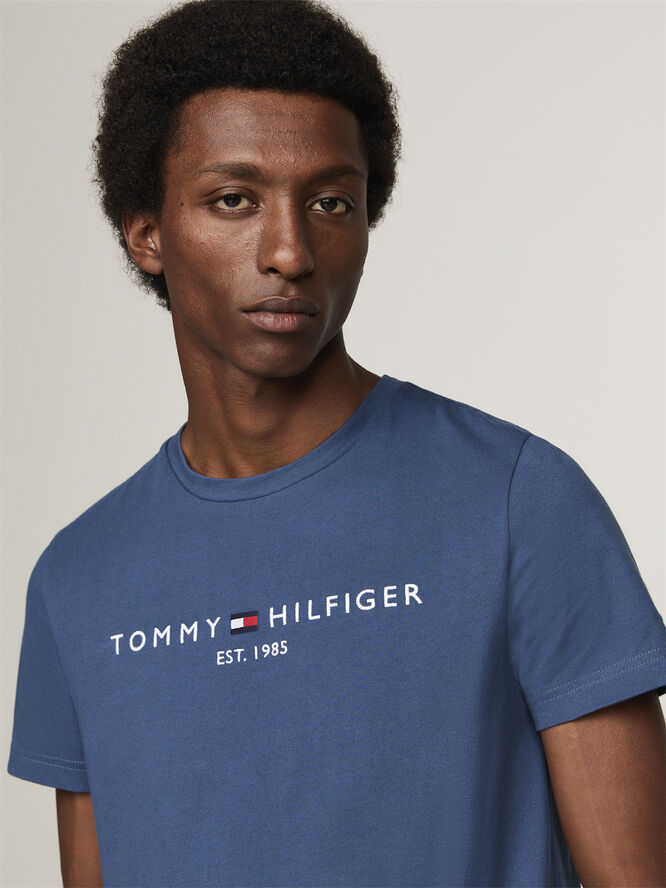 Tommy Hilfiger TOMMY LOGO TEE Aegean sea