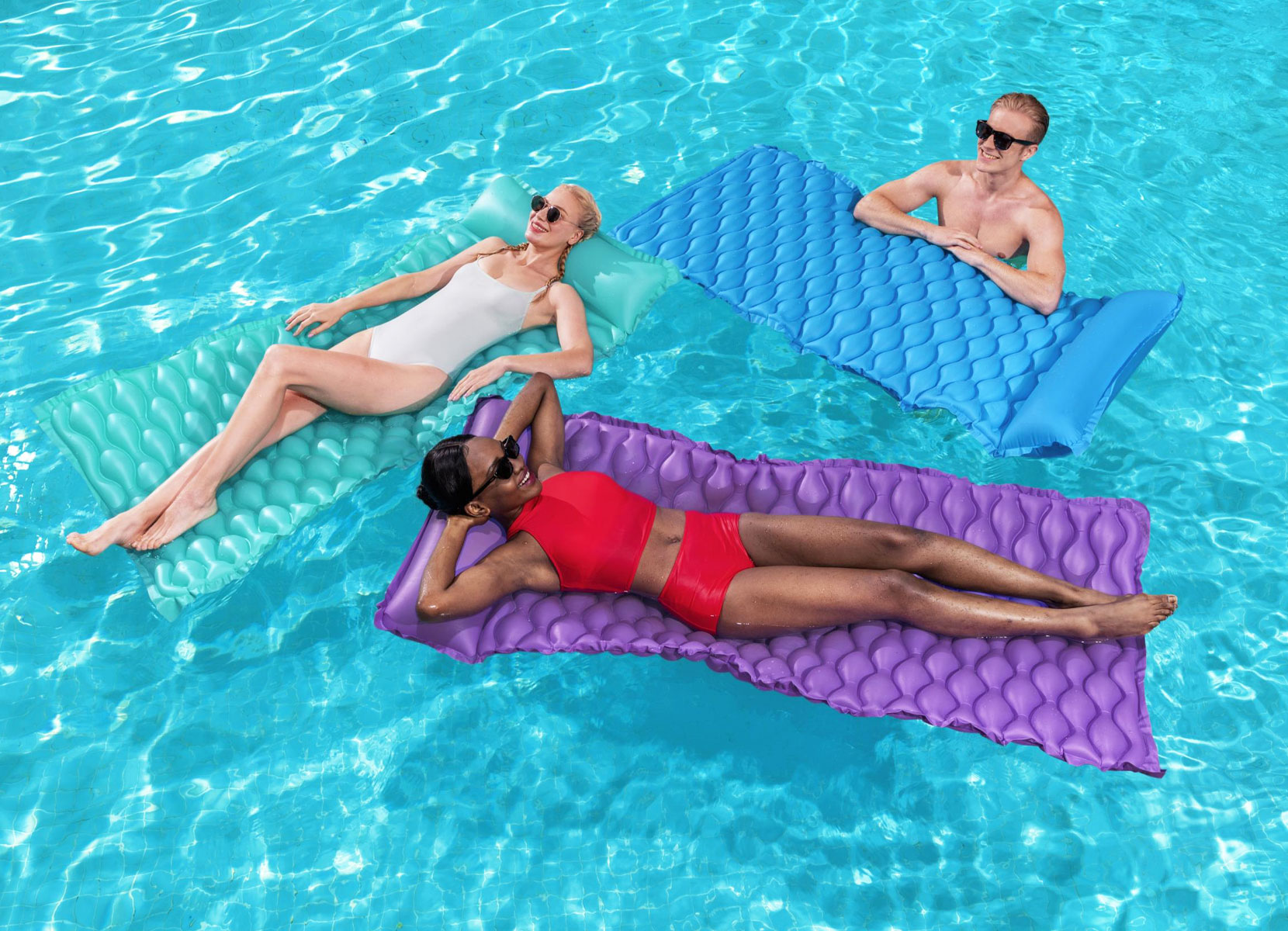Bestway #44020 Luftmatratze Float 'n Roll 213x86cm