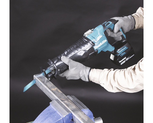 Makita DLX5034T Accu Speciale Set: Slagboormachine/Schroefmachine + Reciprozaag + Cirkelzaag + Haakse Slijper + Lamp inclusief 2 x 5,0 Ah Accu's, Snellader en Draagtas
