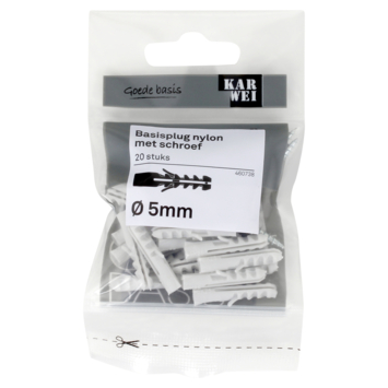 KARWEI Basisplug 5x25mm   uni 3,5x30mm 20ST