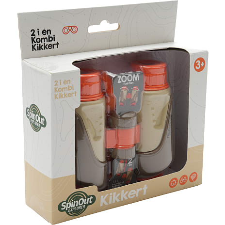 SpinOut explorer 2-i-1 kombi kikkert
