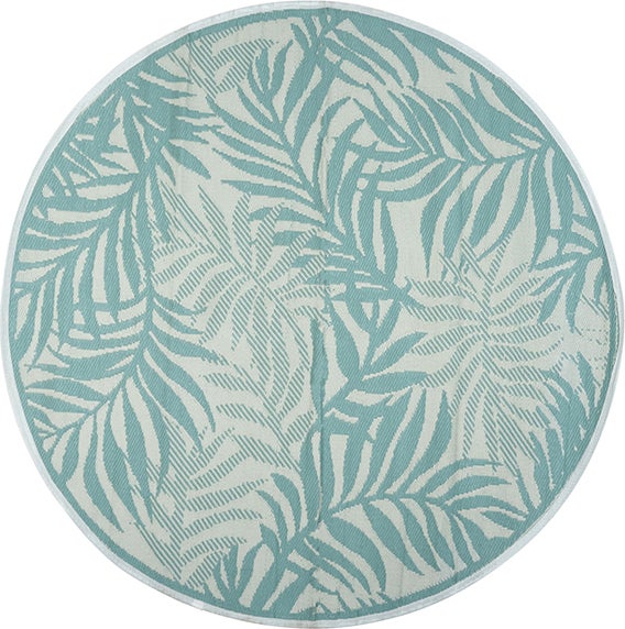 Intratuin buitenkleed Palm lichtblauw D 180 cm