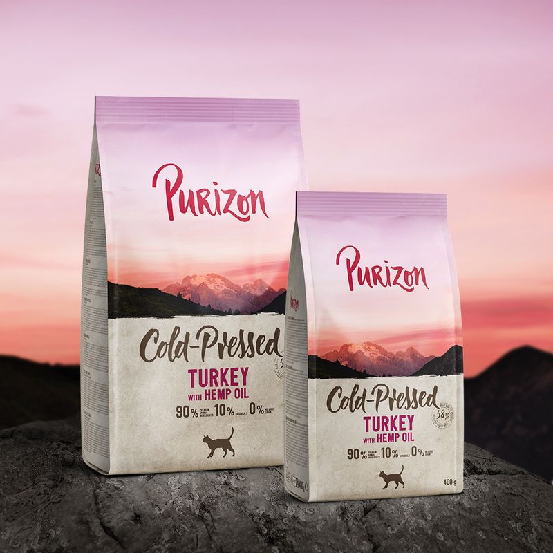 Purizon Coldpressed dinde, huile de chanvre