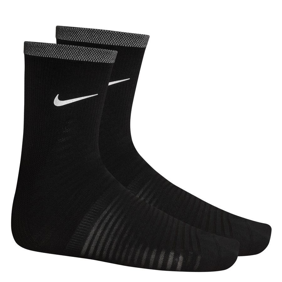 Nike Chaussettes Running Spark Lightweight - Noir/Argenté