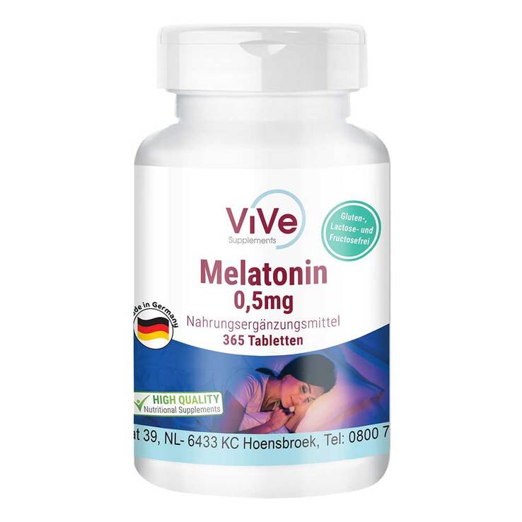 Melatonin 0,5 mg Tabletten, 365 St
