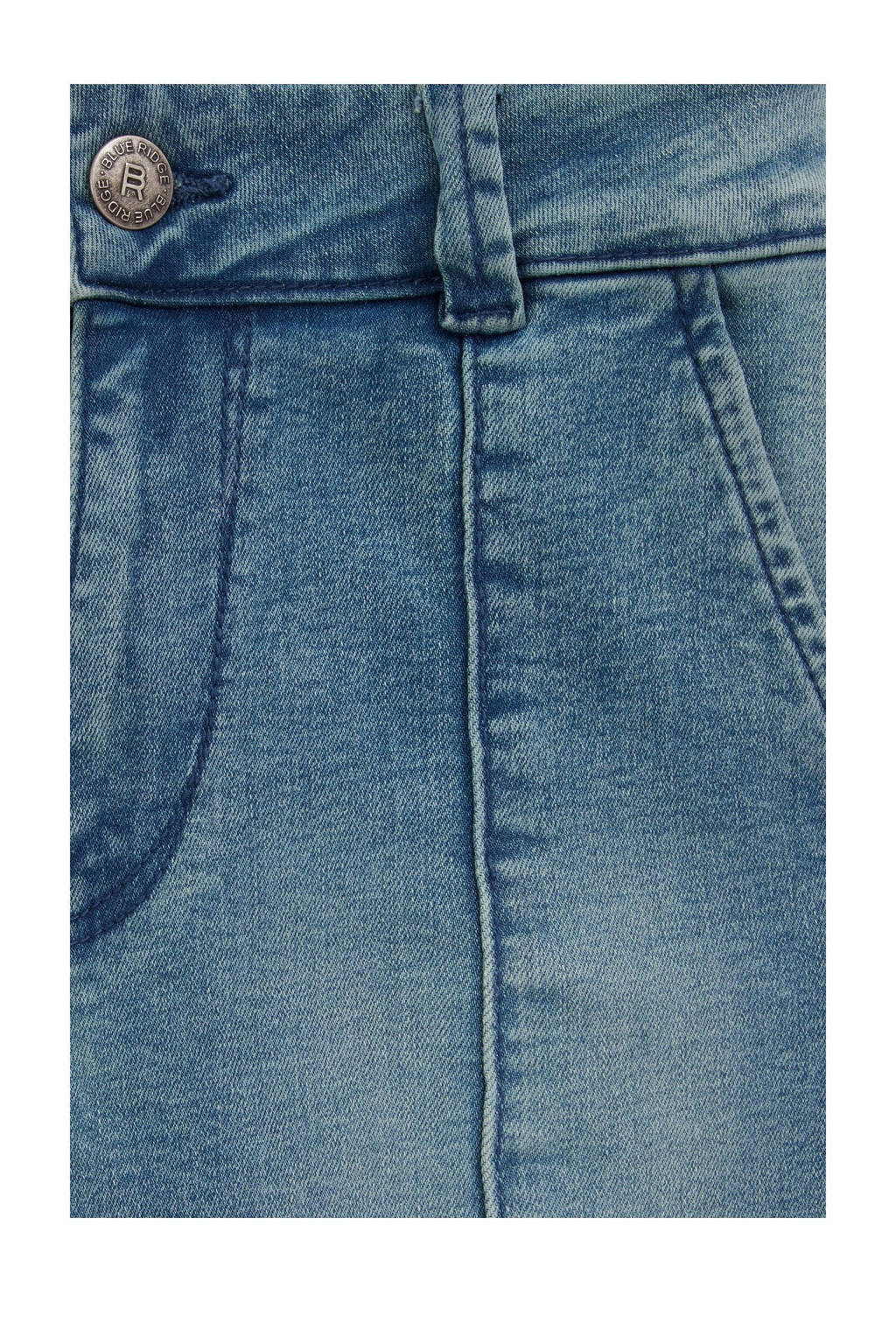 WE Fashion high waist loose fit jeans blue used denim