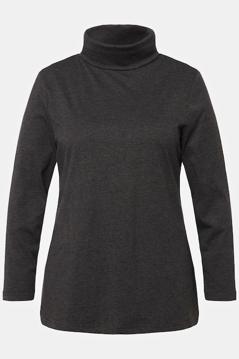 Shirt, Rollkragen, Slim, Langarm