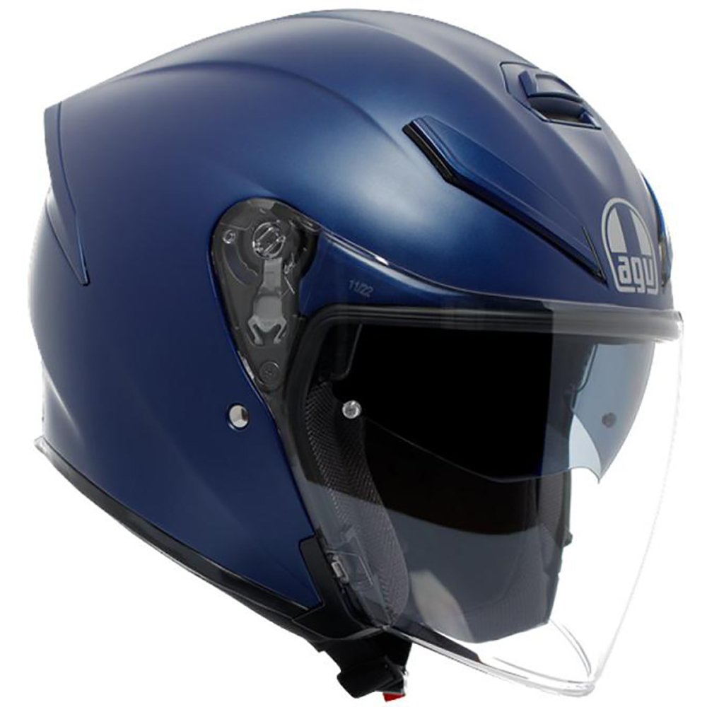 AGV - Casque K5 Jet Evo Mono Bleu Mat