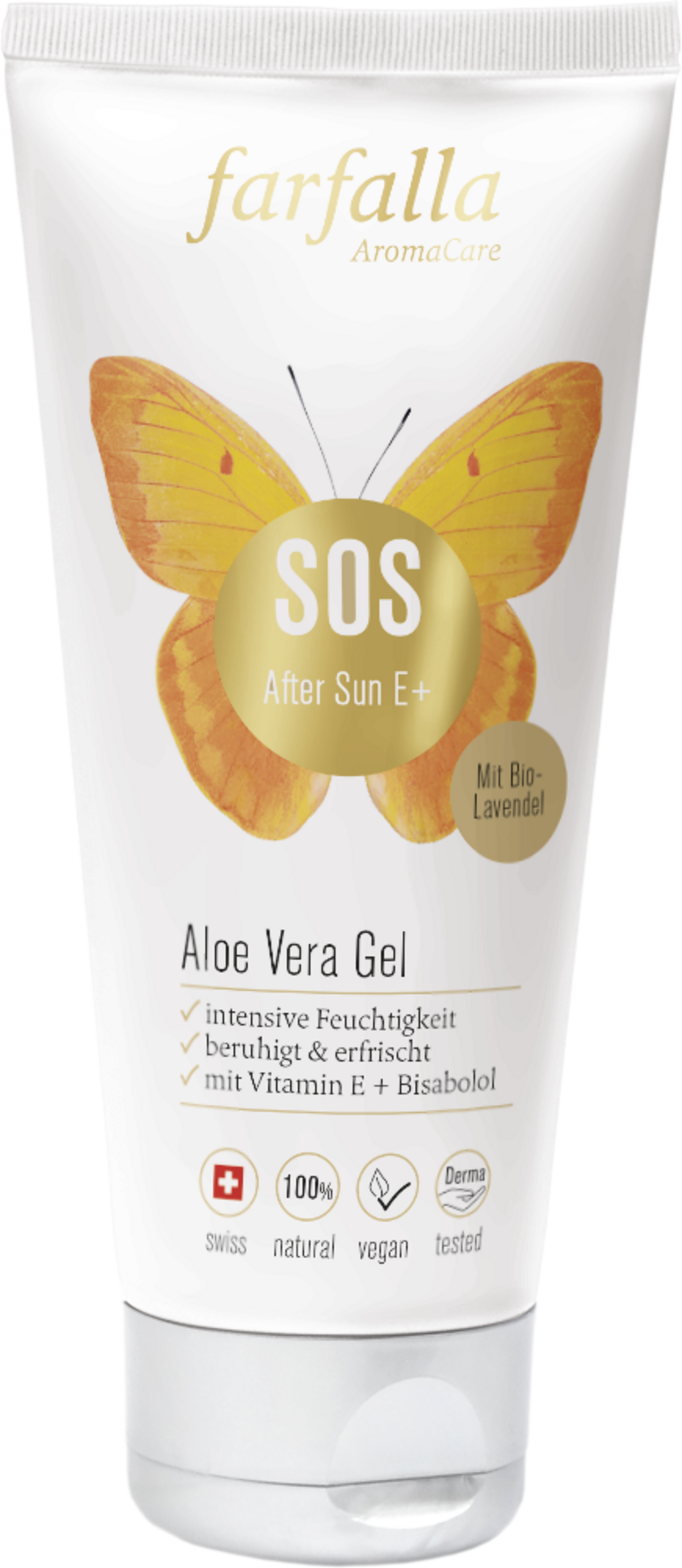 farfalla  SOS After Sun E+ Aloe Vera Gel, 100 ml