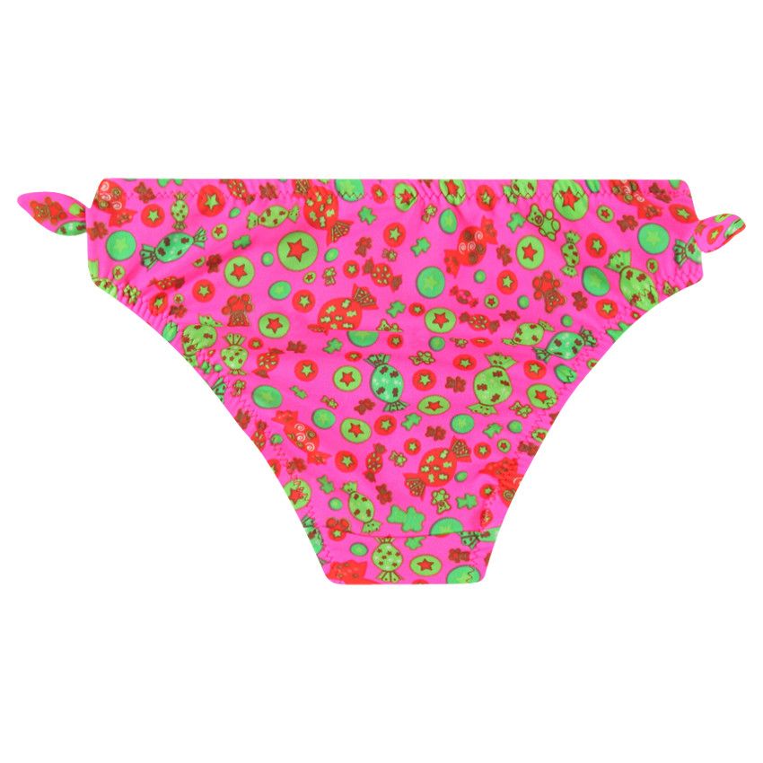 Culotte de bain à imprimé bonbons - Rose