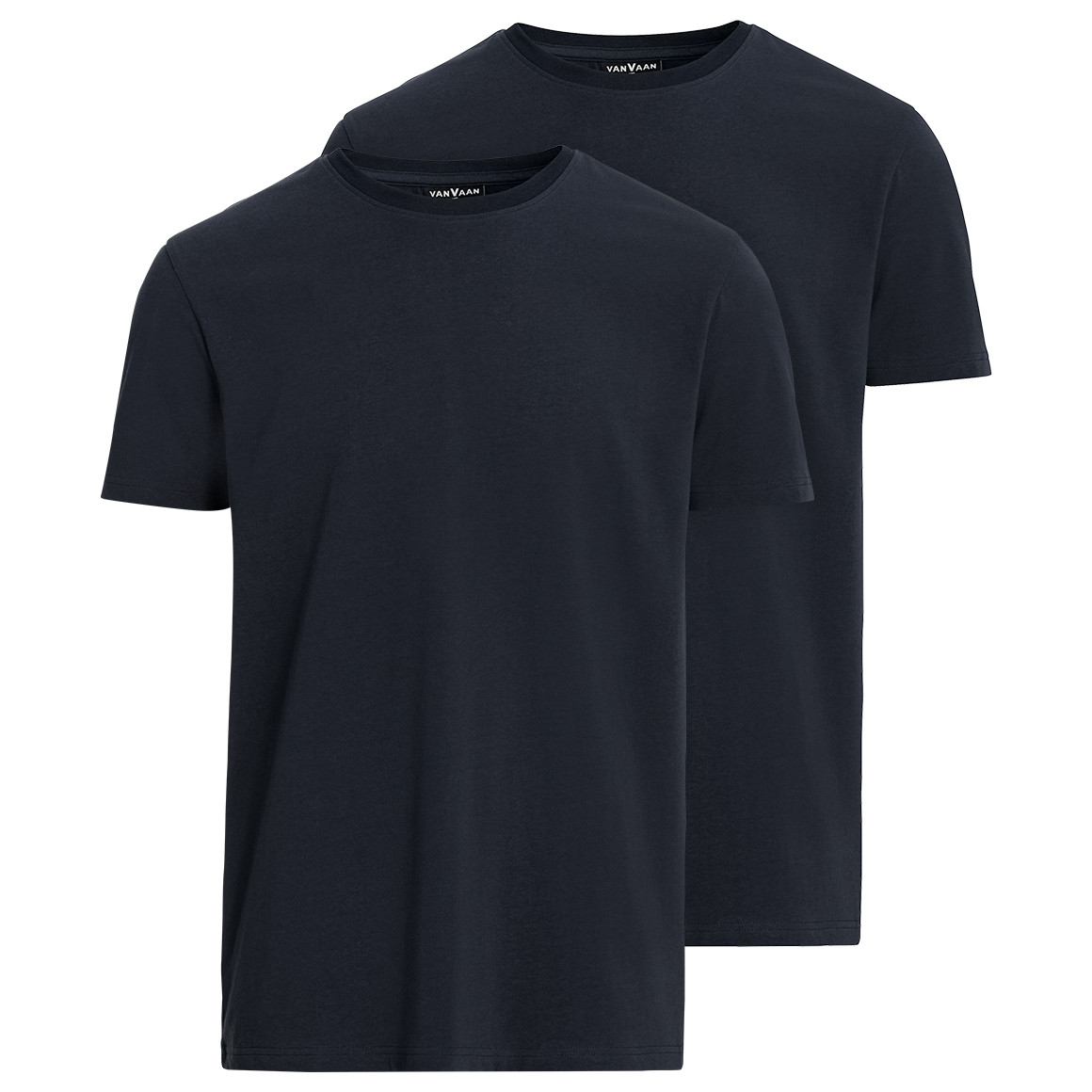 VanVaan 2 Herren T-Shirts mit Rundhalsausschnitt dunkelblau