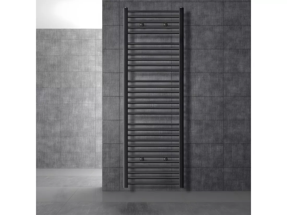 Radiateur de salle de bain Sahara Raccord latéral sèche-serviettes Anthracite 60x180cm