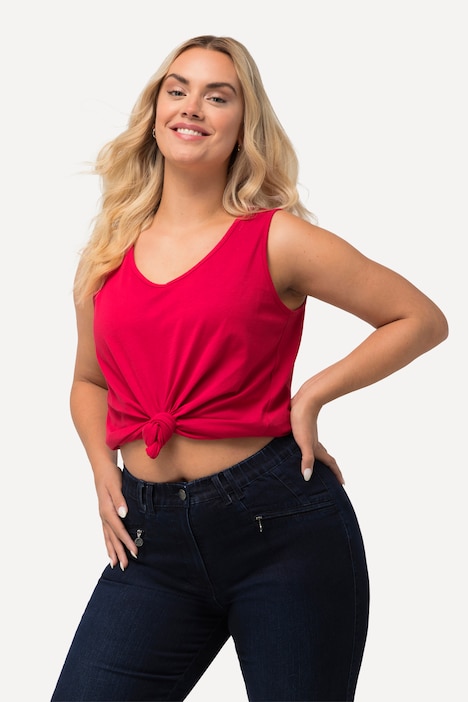 Top, V-Ausschnitt, Classic, ärmellos