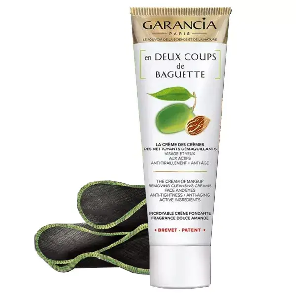Creme demaquilante facial e para olhos Garancia En Deux Coups de Baguette com amêndoas, 120g