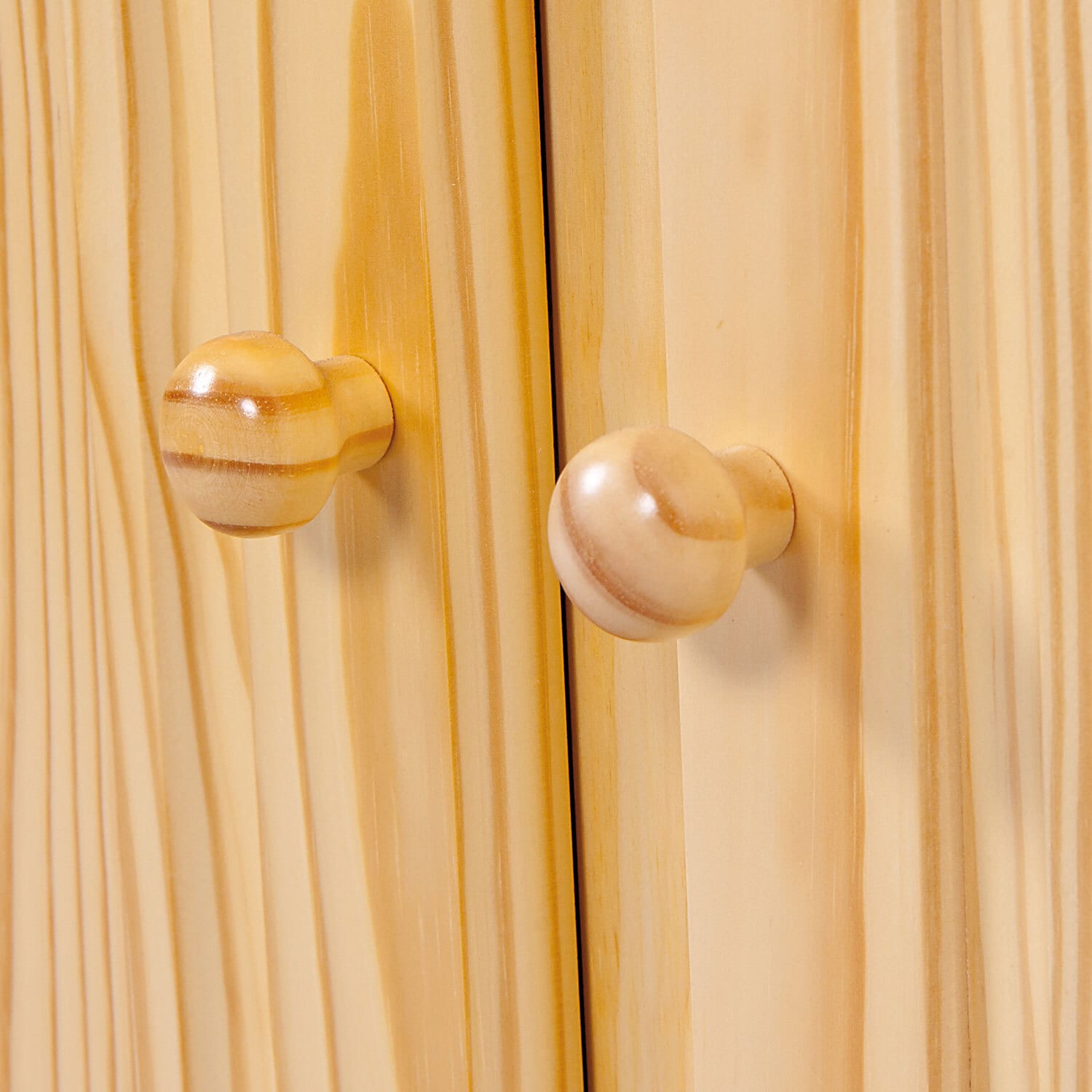 Kommode Leo Massivholz Natur 130x87x43 cm