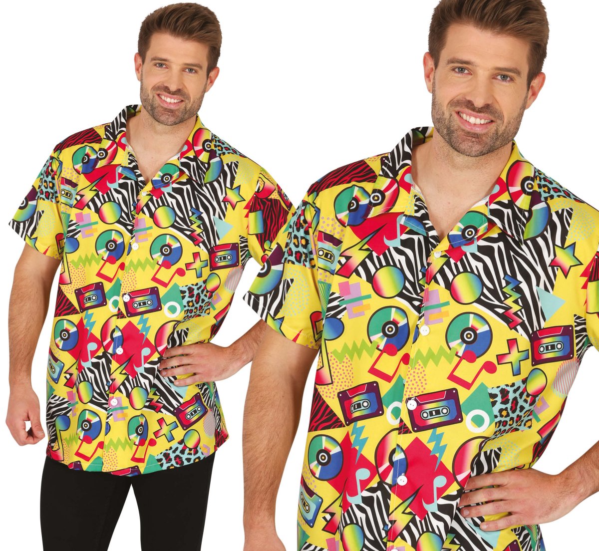 Neon 80S Blouse Heren