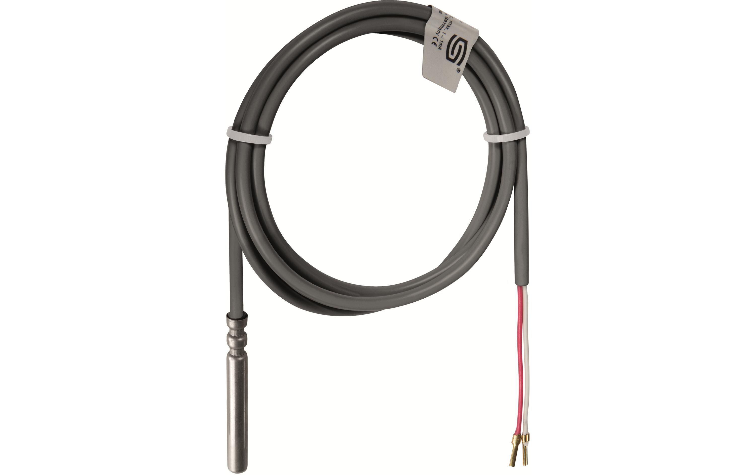 Kabeltemperaturfühler IP65 PT100Temperatursensor Pt100 Kabel grau