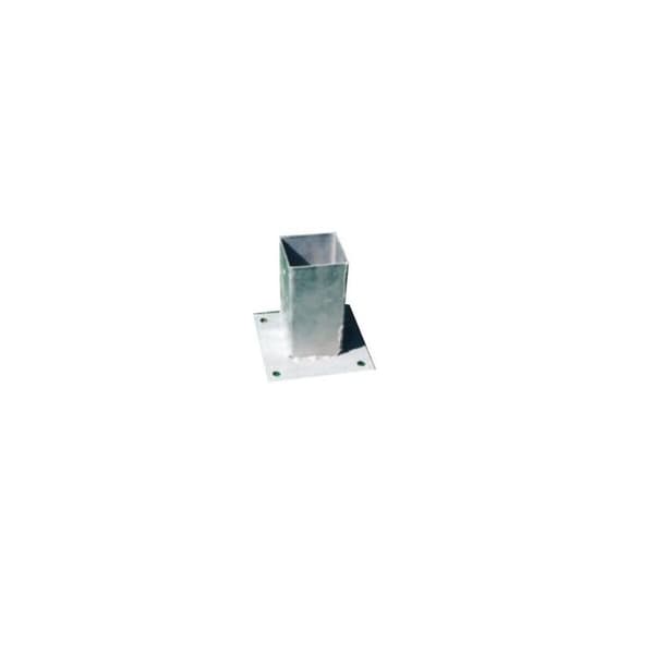 Base for parasoll Faura f50003 Kvadrat Galvanisert stål 9 x 9 x 15 cm M10