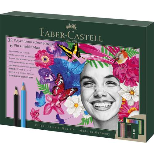 FABER-CASTELL POLYCHROMOS & PITT Graphite Matt-Sets