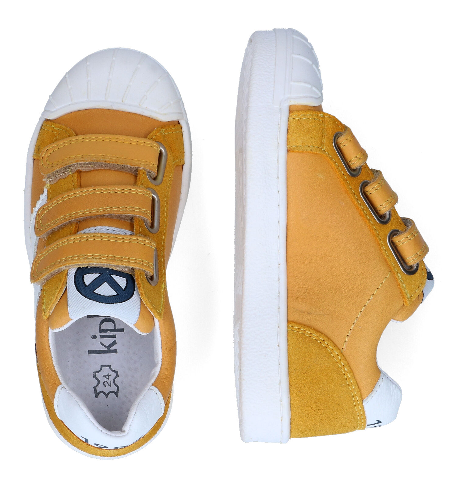 Velcroschoenen geel