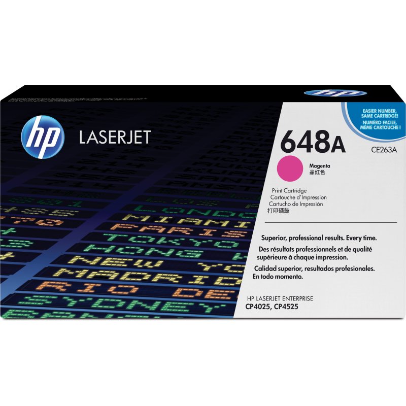 HP 648A toner LaserJet magenta authentique