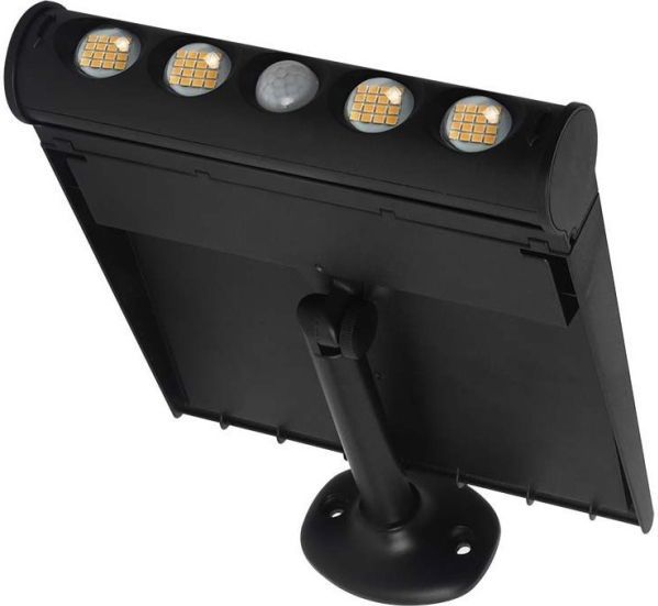 Wandbuitenlamp - 8W LED Solar - Warm Wit - Kunststof - IP65