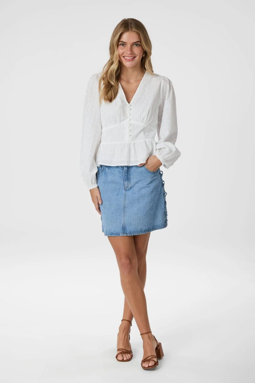 Neo Noir Neroni Embroidery Blouse 166019