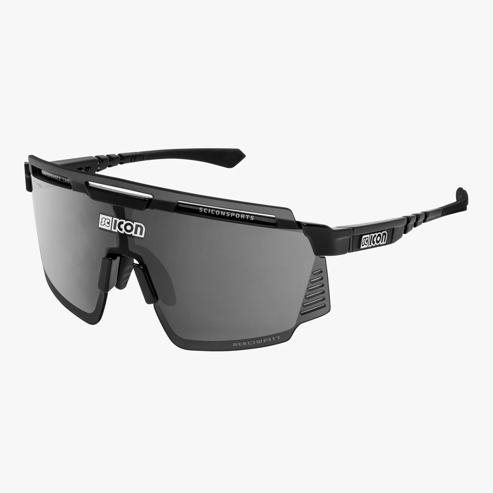 Scicon Aerowatt cykelbriller sort/multimirror silver