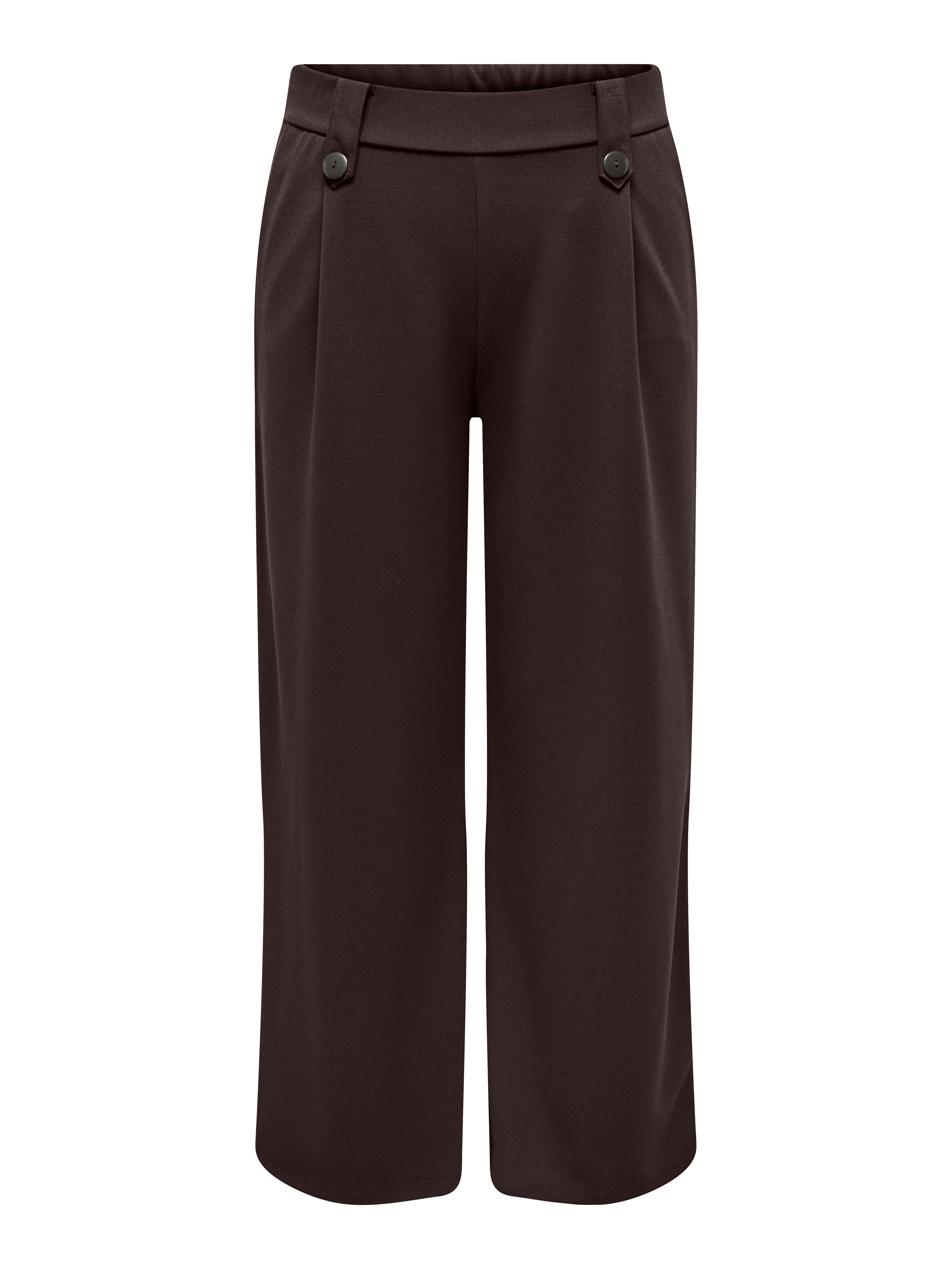 CARSANIA Normal geschnitten Hose mit weitem Beinschnitt Black Coffee