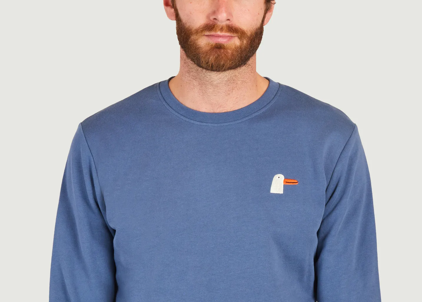 Sweatshirt avec broderie Goosy Olow x Atelier Titi Olow
