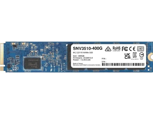 Synology SNV3510-400G - SSD - 400 GB - intern - M.2 22110 - PCIe 3.0 x4 (NVMe)