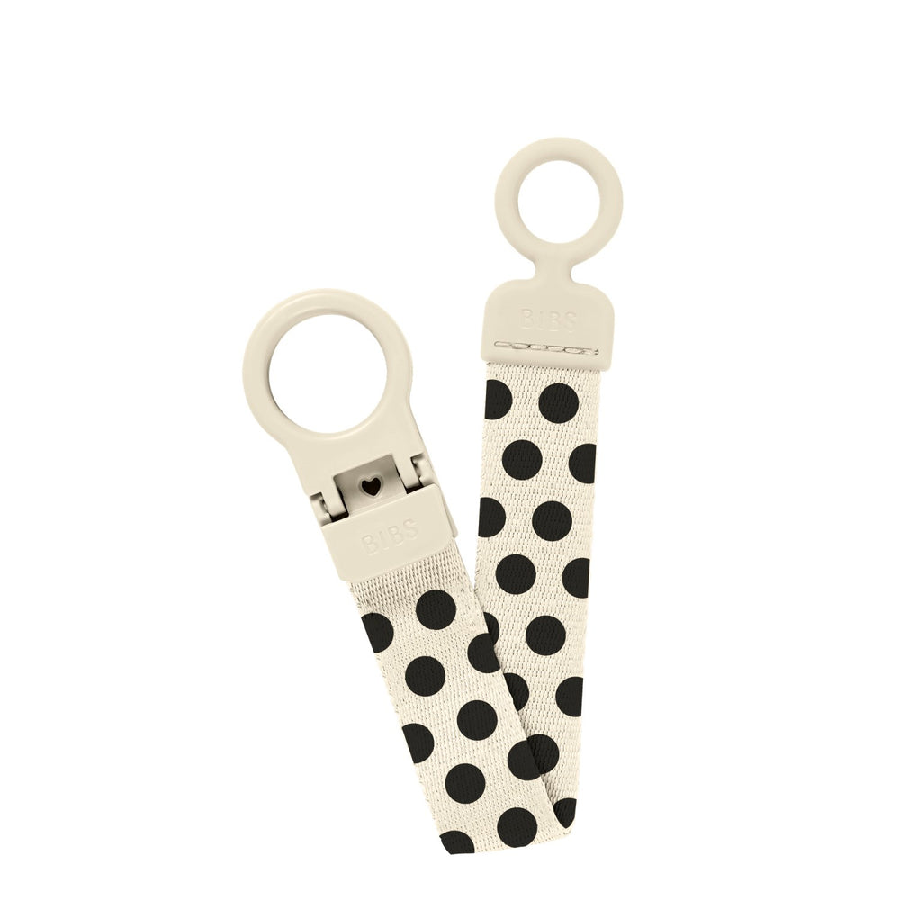 Køb Bibs Ivory Black Studio Suttesnor Loop Polka Ivory Black