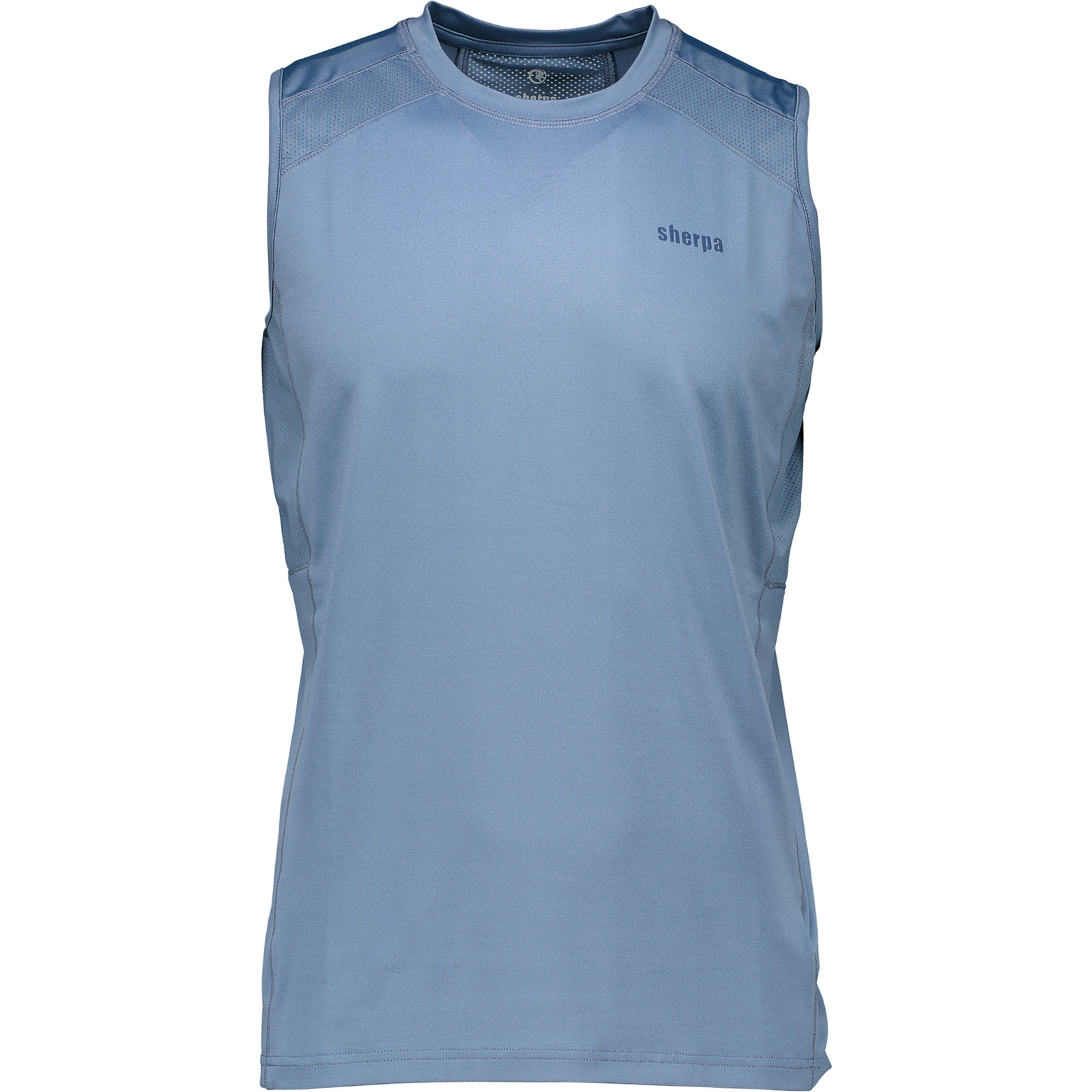 Sherpa Gocha Hr Tanktop M, mittelblau, M