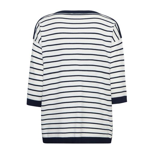 Fransa Stribet Strikbluse, Antique Mix, L