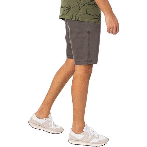 Superdry - Pantalones Cortos Chinos Internacionales Vintage Gris