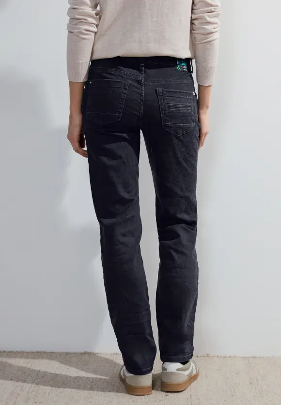 Casual Fit Jeans - blue black washed