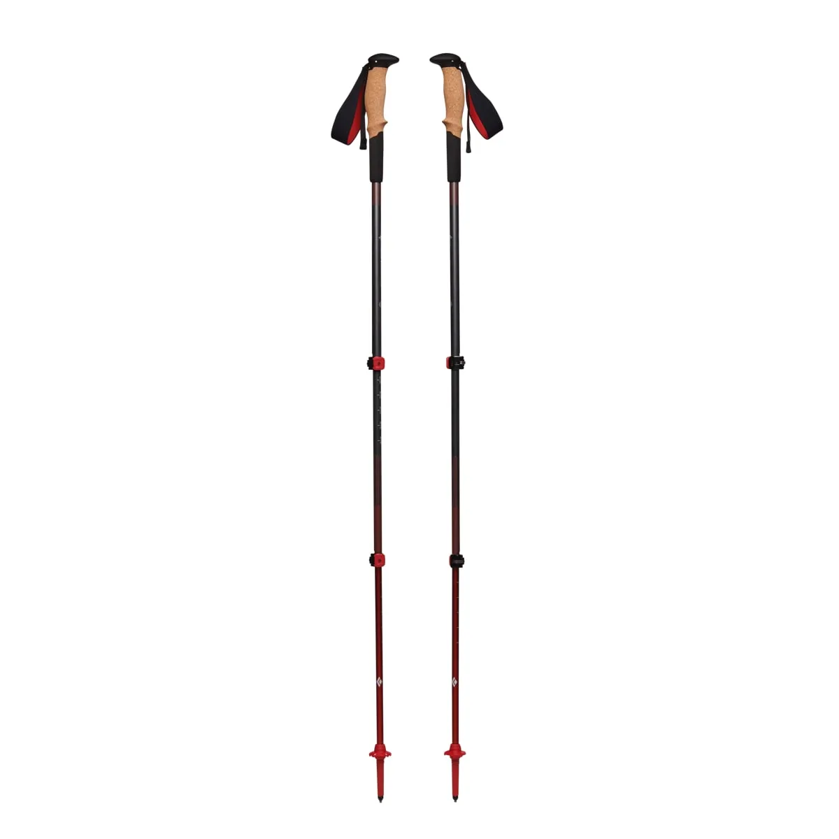 Black Diamond Unisex Pursuit Shock Trekking Poles Steel Grey/Octane