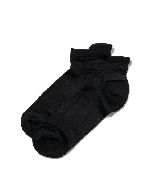 2 paires de socquettes homme sport noir