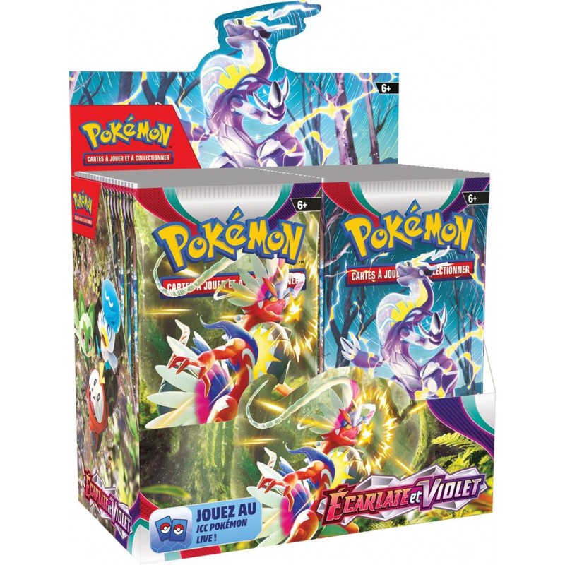 Pokemon : Display de 36 boosters Ecarlate et violet EV01