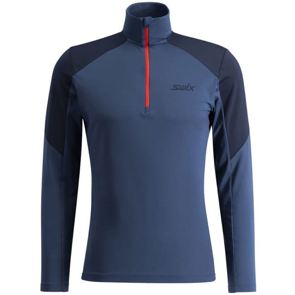 T-shirt ski de fond SWIX INFINITY LIGHT HALF ZIP LAKE BLUE/DARK NAVY