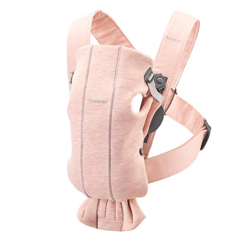 Porte-Bébé Mini Jersey 3D Rose Poudré - BABYBJÖRN