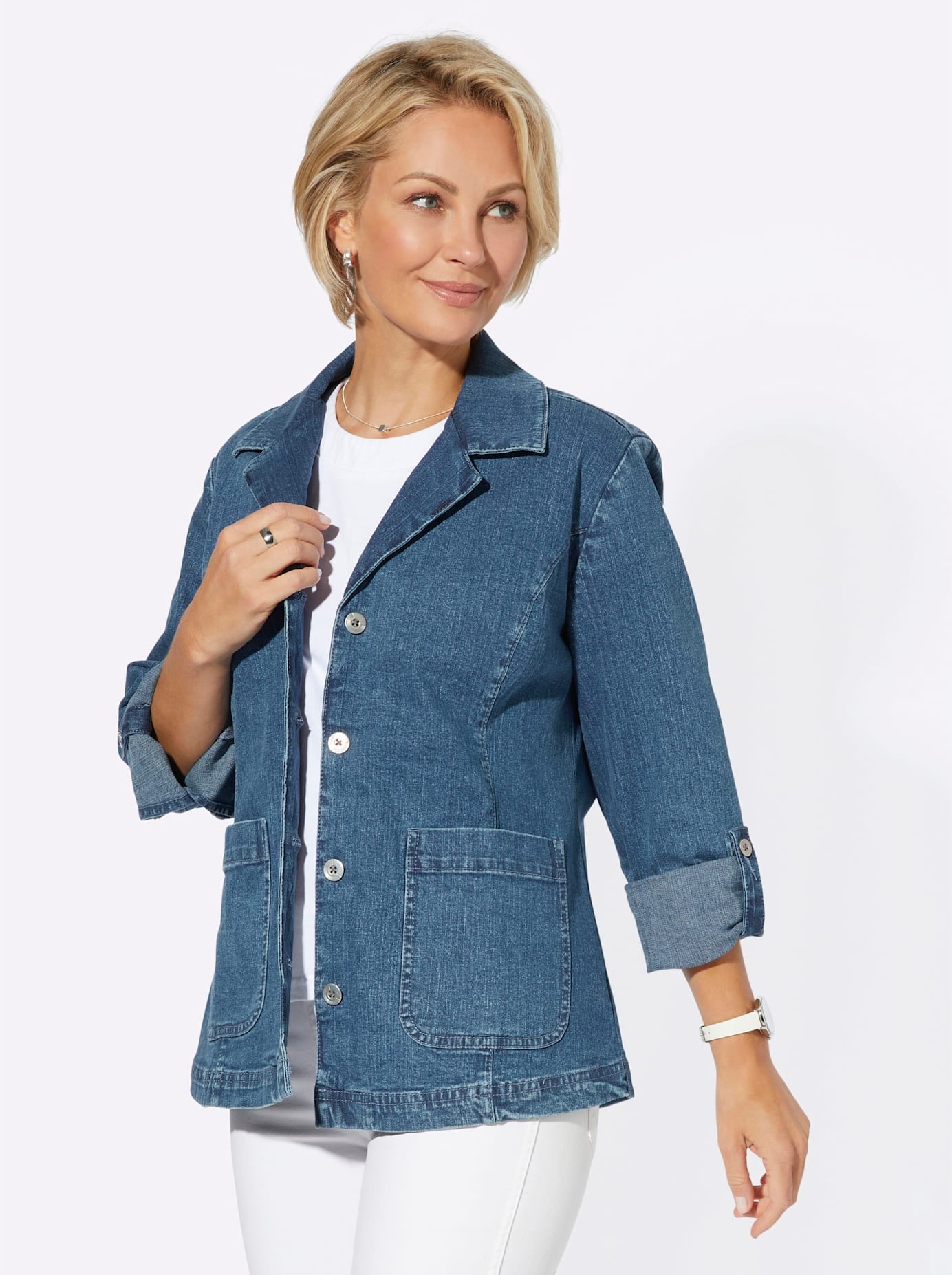 Casual Looks Jeansblazer »Jeans-Blazer«