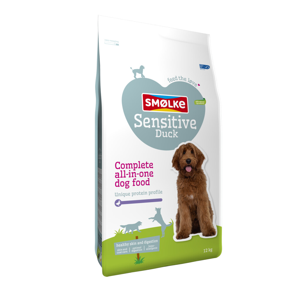 Smolke Hondenvoer Sensitive Eend12 kg