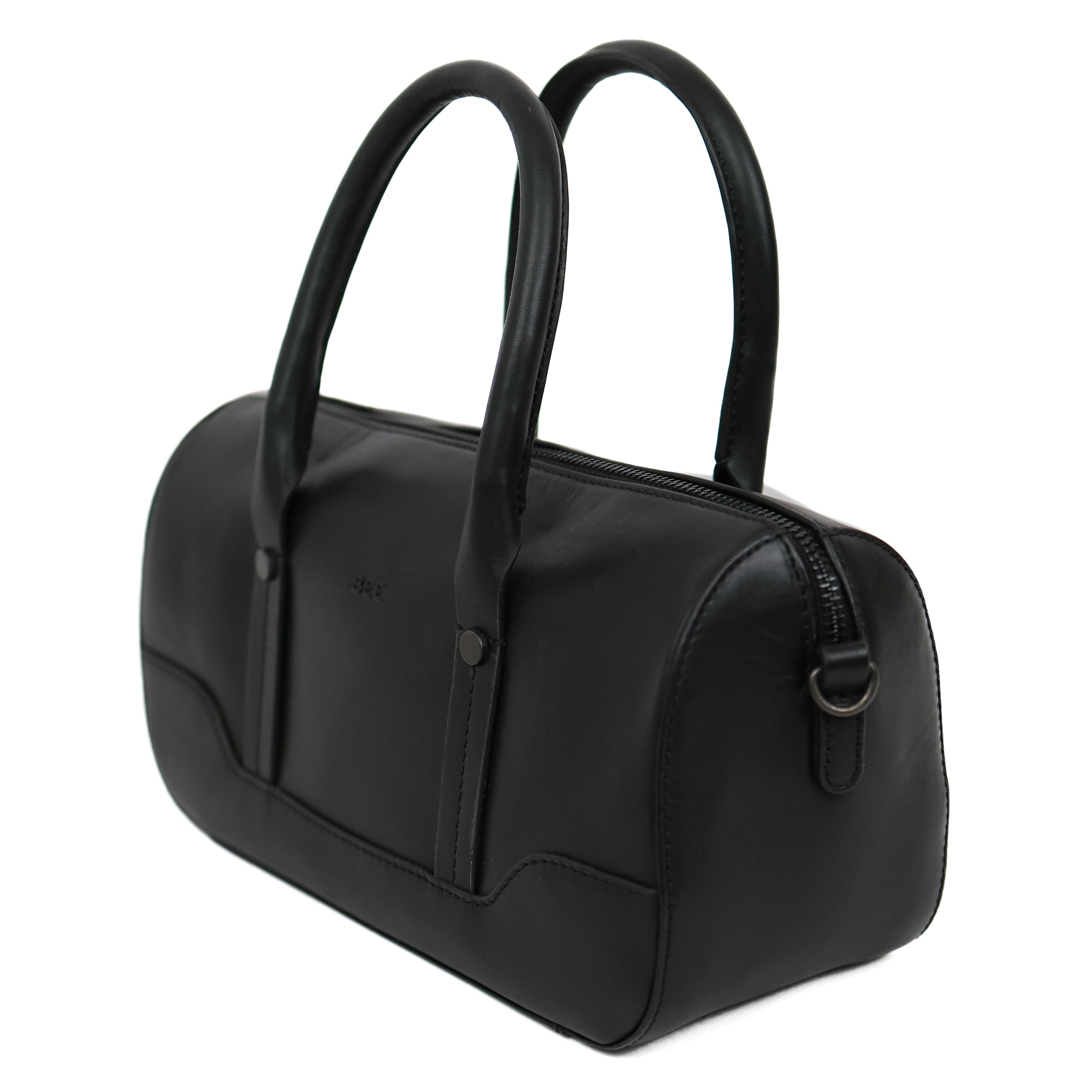 Rond hand-/schoudertasje 'Viviana' Black Black