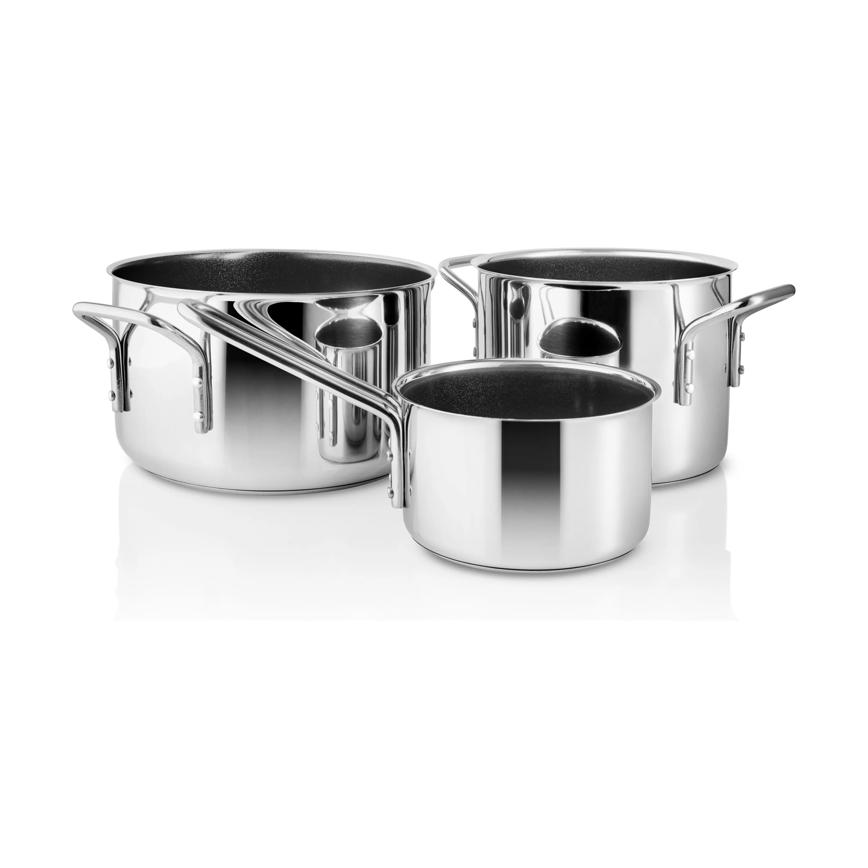 Eva Trio Stainless Steel Grydesæt - 3 dele