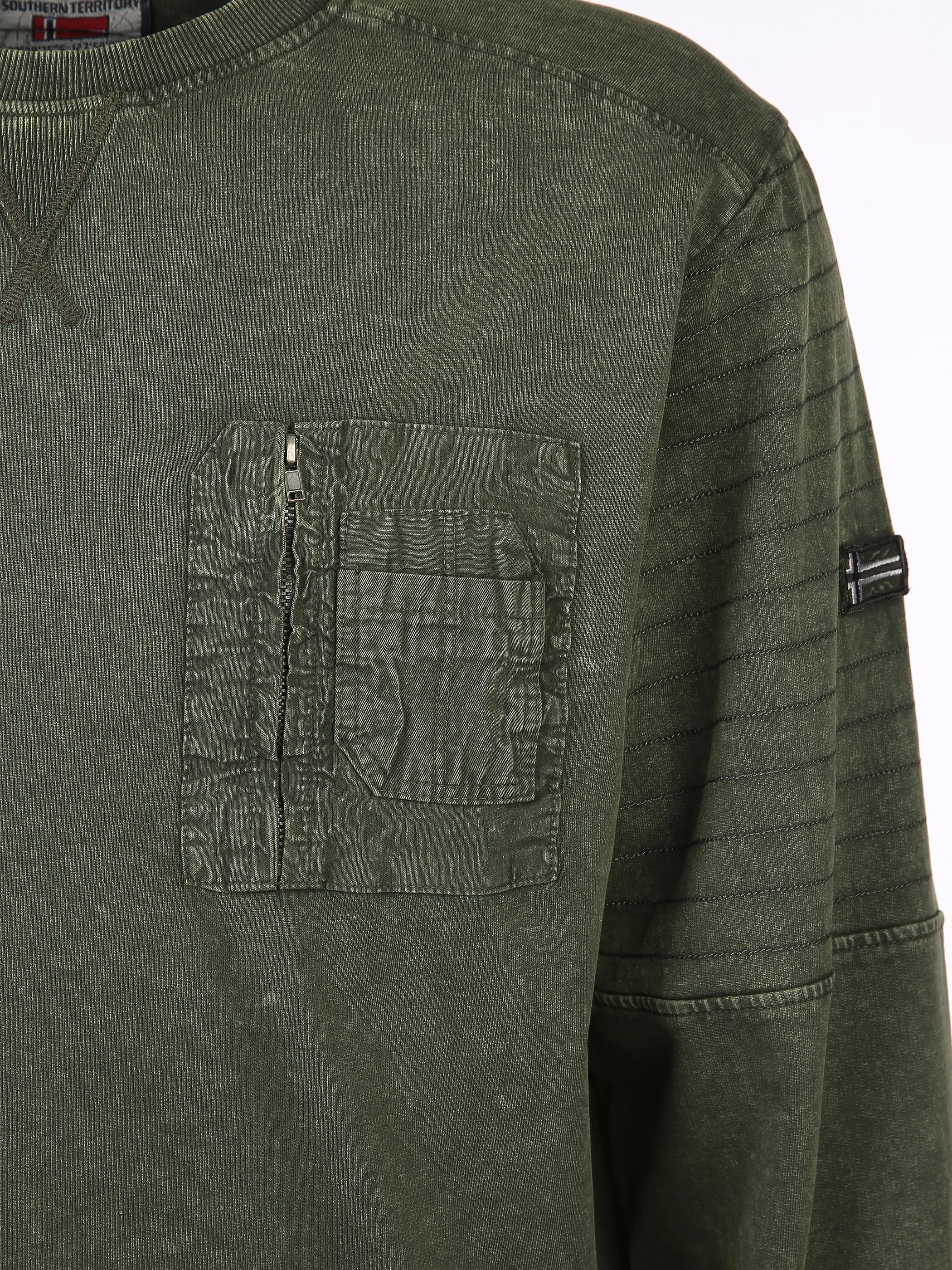 Herren Sweatshirt mit Brusttasche