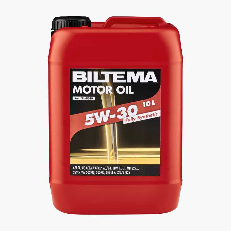 Helsyntetisk motorolje 5W-30, ACEA A3/B3, A3/B4, 10 liter
